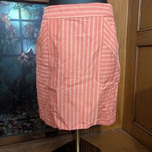 Striped Coral Skirt